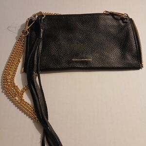 Rebecca Minkoff Black Crossbody with Gold Accents